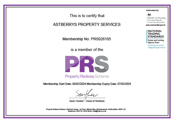 PRS Certificate